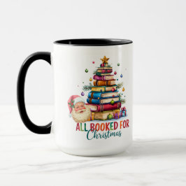 All Booked for Christmas Mug | Book Lover Gift | Tasse