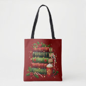 All booked for Christmas Tasche (Vorderseite)