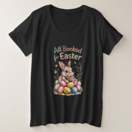 All Booked For Easter Tee Funny Holiday Reader 