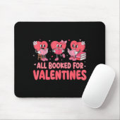All Booked For Valentine Book Funny Teacher Kids G Mousepad (Mit Mouse)