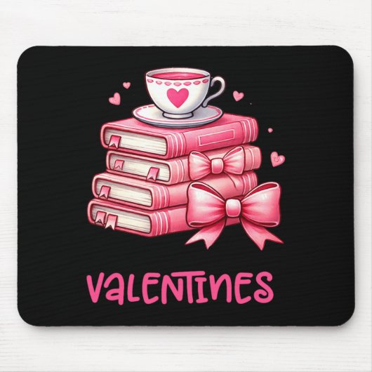 All Booked For Valentines Book Reading Bookworm Ne Mousepad (Vorne)