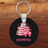 All Booked For Valentines Book Reading Bookworm Ne Schlüsselanhänger (Vorderseite)