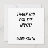 All Booked  Mitteilungskarte (Rückseite)