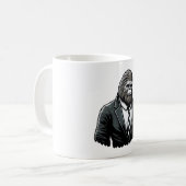 All Business Bigfoot - Funny Stylish Sasquatch Kaffeetasse (Vorderseite Links)