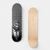 All Business Bigfoot - Funny Stylish Sasquatch Skateboard (Vorderseite)