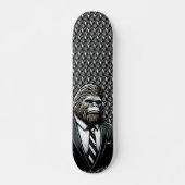All Business Bigfoot - Funny Stylish Sasquatch Skateboard (Vorne)