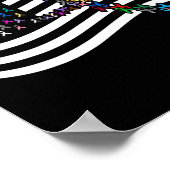 All Cancer Problem Us Flag All Ribbons World Cance Poster (Ecke)