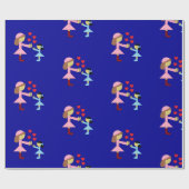 All Children Need Love: Dark Blue Geschenkpapier (Flach)