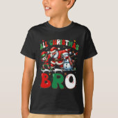 All Christmas Bro Xmas Santa Elf Snowman Dabbing M T-Shirt (Vorderseite)