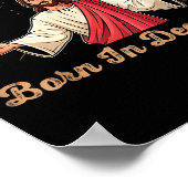 All Cool People Are Born In December Birthday Chri Poster (Ecke)