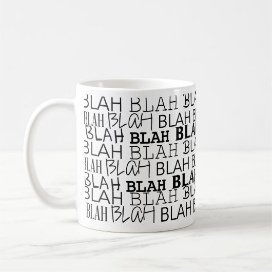 All das Blah Kaffeetasse (Links)