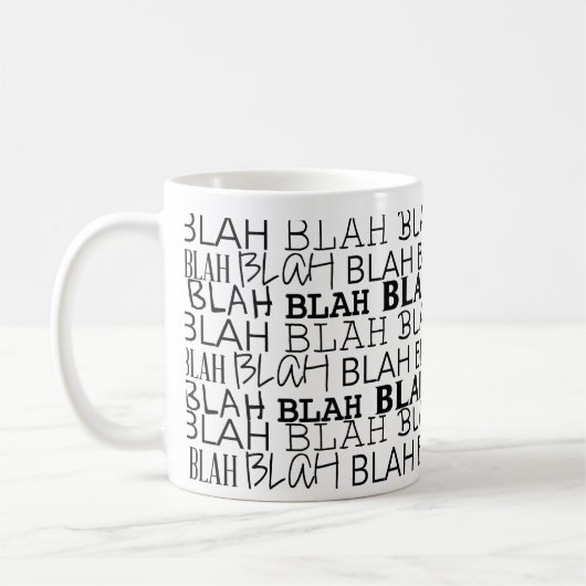 All das Blah Kaffeetasse (Links)
