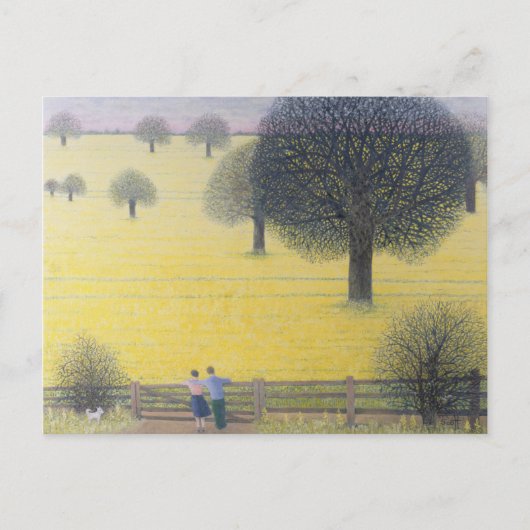 All das Gelb Postkarte (Vorderseite)