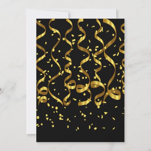 All das Glitzer 50 Jahre Einladung (Rückseite)