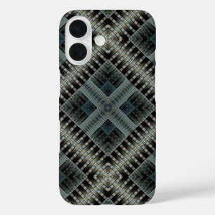 All das Glitzer modernes geometrisches Muster iPhone 16 Hülle