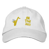 All das Jazz bestickte Cap Baseballkappe (Vorderseite)