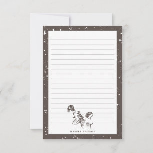 All das Jazz   Jazz Themed Stationary Mitteilungskarte