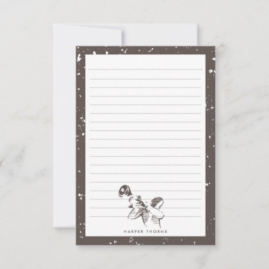 All das Jazz | Jazz Themed Stationary Mitteilungskarte (Vorderseite)