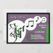 All das Jazz ~ Party mit mir! Party Einladungen (Vorderseite)