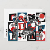 All das Jazz Postcard Postkarte (Vorne/Hinten)