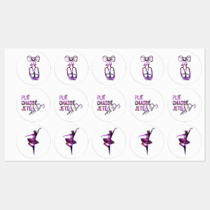 All Day Plie, Chasse, Jete ~ Ballet Design Etiketten