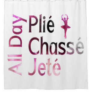 All Day Plies, Jagd, Jete Ballet Design Duschvorhang