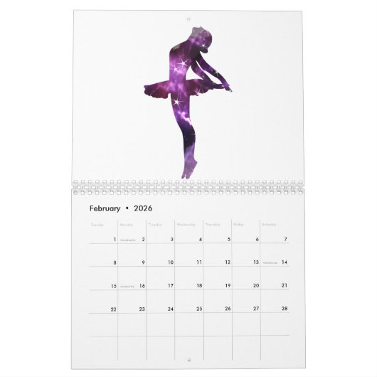 All Day Plies, Jagd, Jete Ballet Design Kalender (Feb 2026)