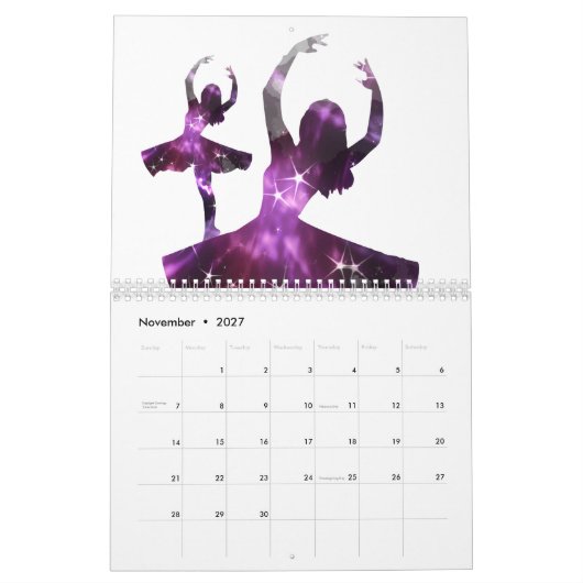 All Day Plies, Jagd, Jete Ballet Design Kalender (Nov 2027)