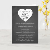 all die Dinge, die ich über Sie Liebe habe, Gründe Karte (Gelbe Blume)