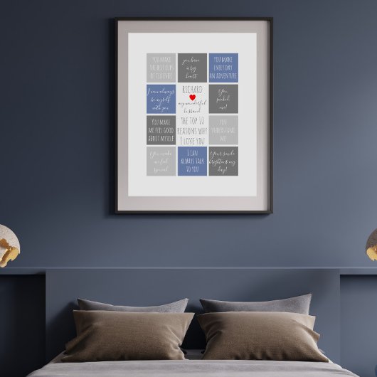 all die Gründe, aus denen ich dich Liebe habe. Grü Poster