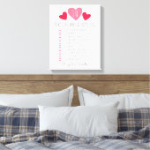 all die Gründe, warum ich dich Liebe habe. 10 Grün Leinwanddruck (Insitu (Schlafzimmer))