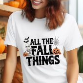 All die lustigen Herbst-Sachen Halloween Tri-Blend Shirt