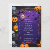 All die seltsamen Dinge Halloween Erwachsene und K Einladung (Vorderseite)