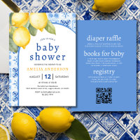 All dies in One Italian Blue Tiles Lemon Baby Show