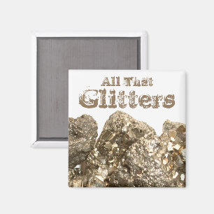 "All diese Glitzer" Fools Gold Magnet