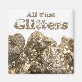 "All diese Glitzer" Fools Gold Magnet (Vorne)