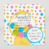 All diese Gumballs! Einladung (Vorne/Hinten)