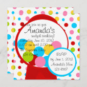 All diese Gumballs! Einladung (Vorne/Hinten)