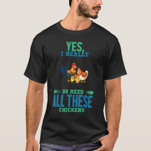 All Diese Hühner Humor Spruch T-Shirt
