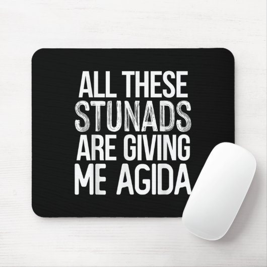All Diese Stunads Mich Agida Lustiger Italienische Mousepad (Mit Mouse)