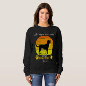 All dogs are cool but doodles rule designThanksgiv Sweatshirt (Vorne ganz)