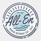 All-En Beach Retreat Magnet (Vorne)