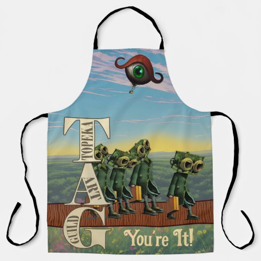 All Eyes on You by Sasha Apron Schürze (Vorderseite)