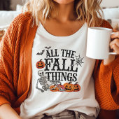 All Fall Things Niedlich Funny Halloween Tri-Blend Shirt