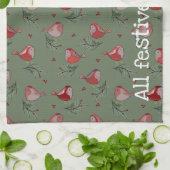 All Festive and Stuff - Festive Kitchen Towel Geschirrtuch (Gefaltet)