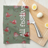 All Festive and Stuff - Festive Kitchen Towel Geschirrtuch (Viertel Falte)