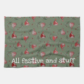 All Festive and Stuff - Festive Kitchen Towel Geschirrtuch (Horizontal)