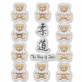 【all】For all judo lovers, young and old. Aufkleber (Vorderseite)