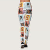All Four Cavalier King Charles Spaniels Leggings (Rückseite)