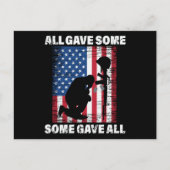 All Gave Some , Some Gave All - USA Army Postkarte (Vorderseite)